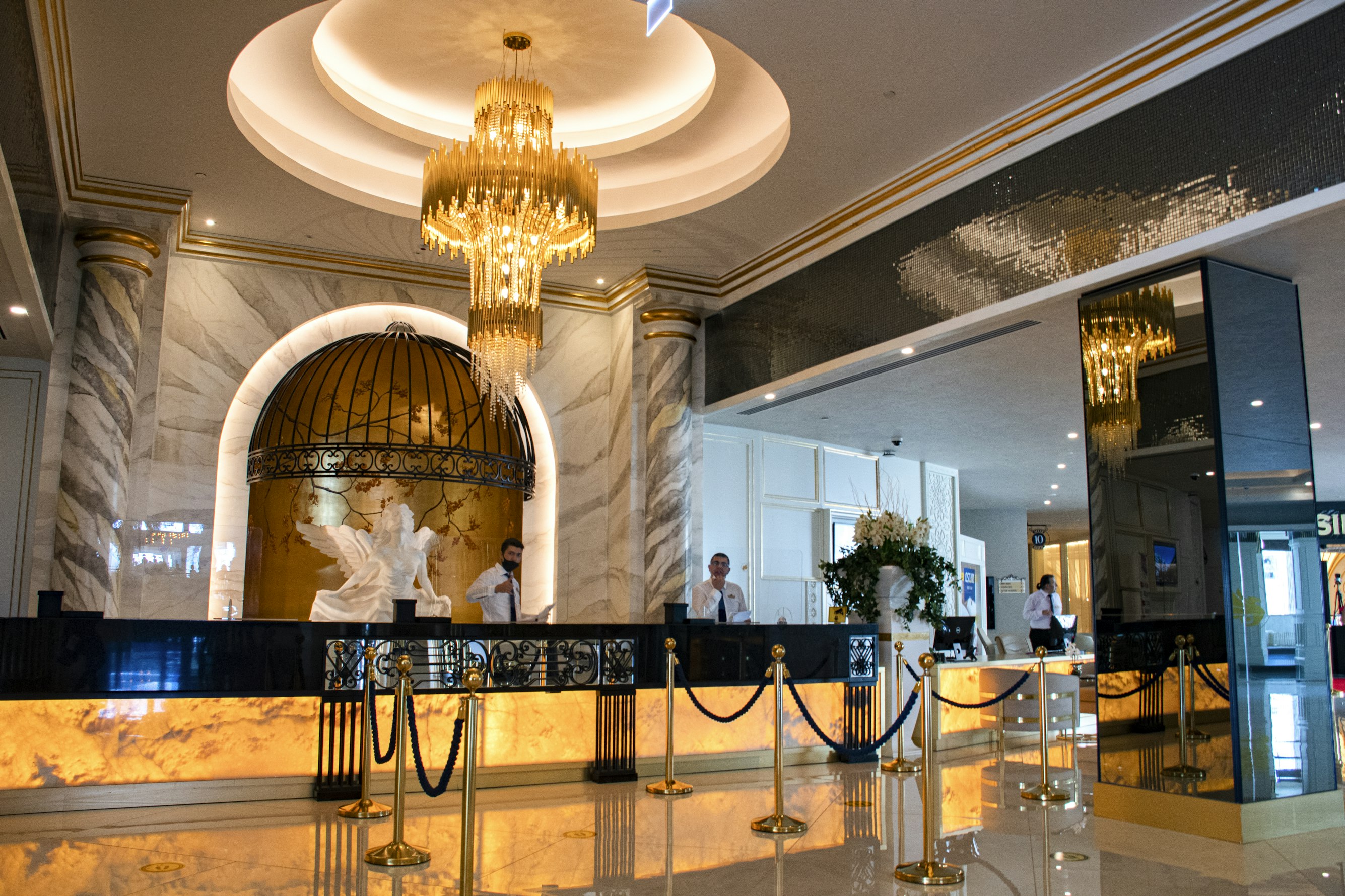 Hotel lobby